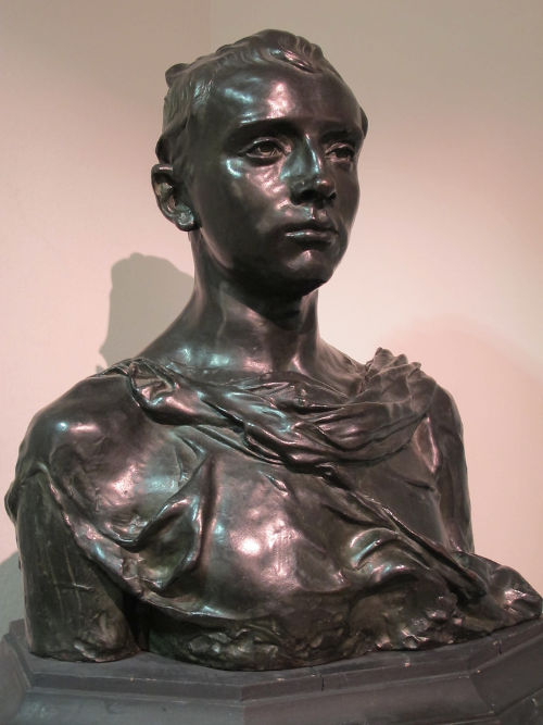 Paul Claudel, scultura realizzata da Camille Claudel
