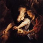 Peter Paul Rubens, Giuditta con la testa di Oloferne, 1616; Braunschweig, Herzog Anton Ulrich-Museum.