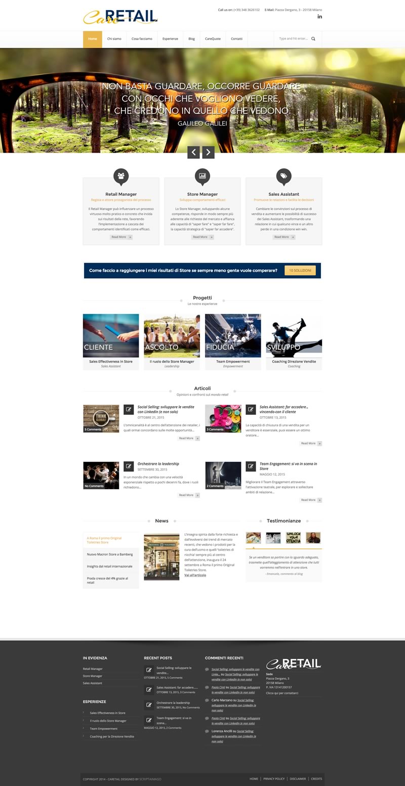 Website design Caretail