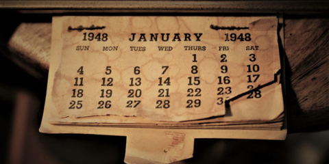 Calendario 1948 e mese di gennaio
